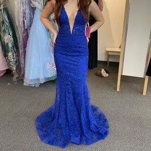 Royal Blue Jovani Prom Dress